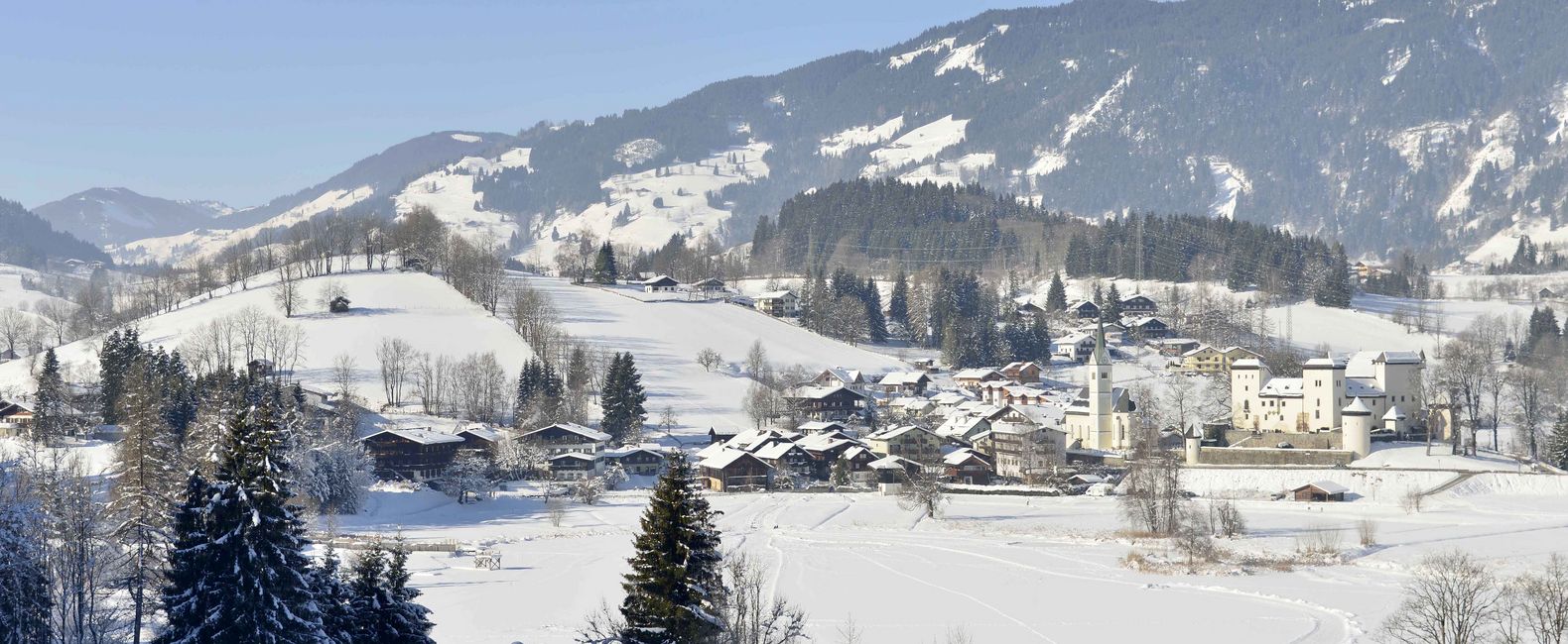 Winterlandschaft in Goldegg am See